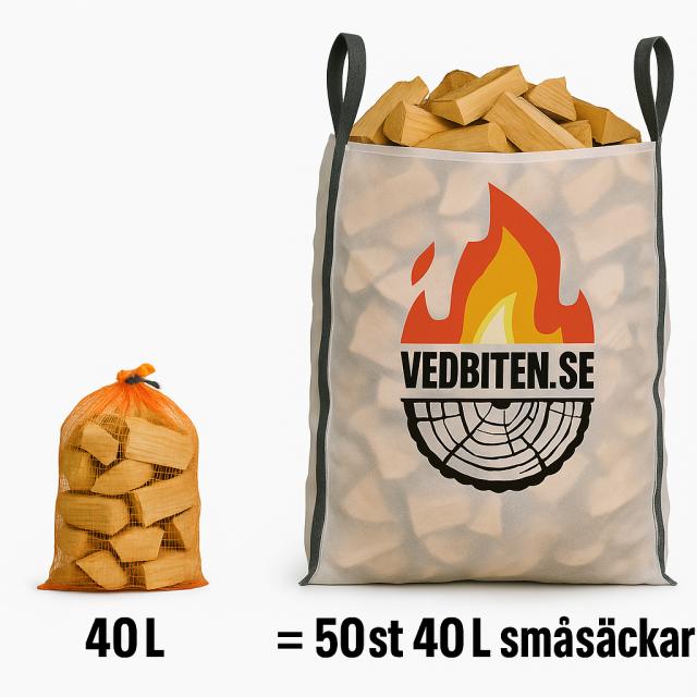 Klyvade vedstockar